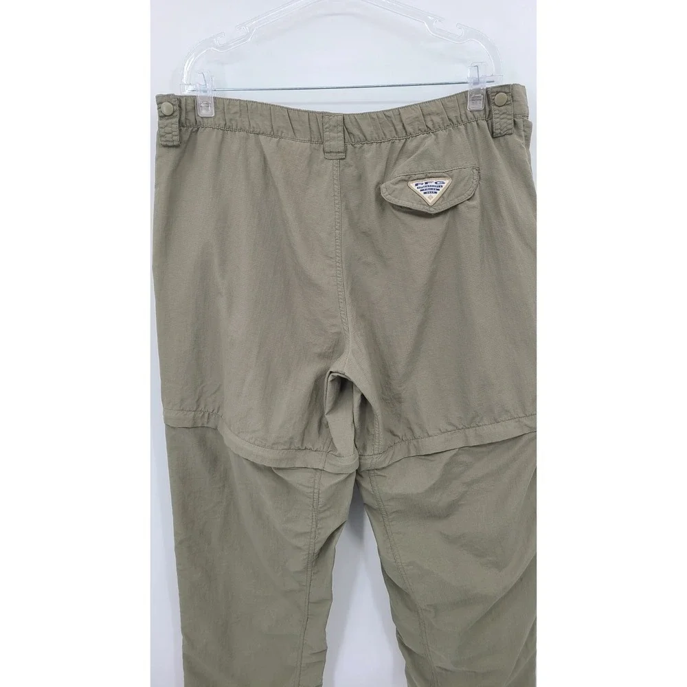 Gorpcore Columbia PFG Omni-Shade Mens Pants Large Convertible Zip Off Outdoor